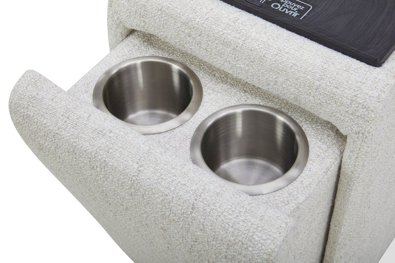 Sky Modular 13\" Fabric Storage Console with USB Port - Nathan Wheat