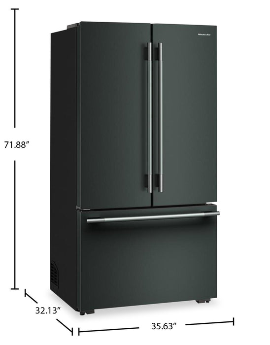 KitchenAid Counter-Depth French Door Refrigerator with Internal Water Dispenser – Juniper - KRFC336SJP