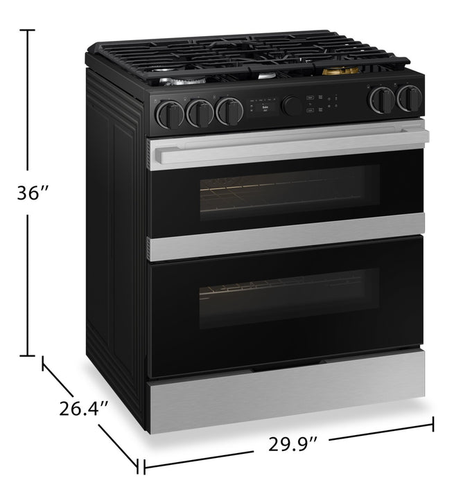 Samsung 6.3 Cu. Ft. Gas Slide-In Range with Flex Duo™ - Stainless Steel - NSY6DG8550SRAC
