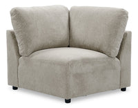 Voyage Modular Fabric Corner Chair with Removable Back Cushions – Beige