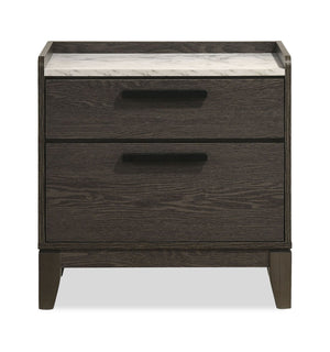 Sable Bedside 2-Drawer Nightstand, 24