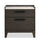 Sable Bedside 2-Drawer Nightstand, 24"W x 24"H - Dark Grey