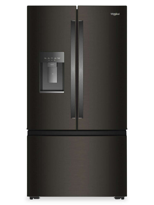 Whirlpool 36\" 23.4 Cu. Ft. French Door Refrigerator – Black Stainless Steel - WRFC5036RV