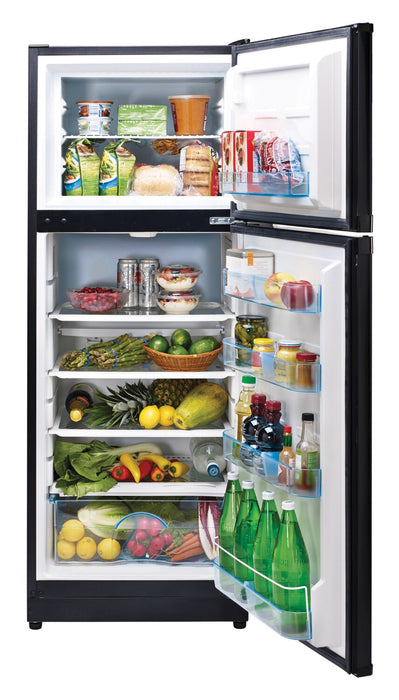 Off-Grid by Unique 10.3 Cu. Ft. Solar-Powered 12/24 DC Top-Mount Refrigerator - Black - UGP-290LB