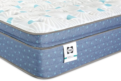 Sealy Posturepedic® Luxury Crown Jewel® Resort Paradiso Euro Pillowtop Twin XL Mattress | Matelas Euro-plateau épais Paradiso Resort Luxury Posturepedic Crown Jewel de Sealy pour lit simple très long
