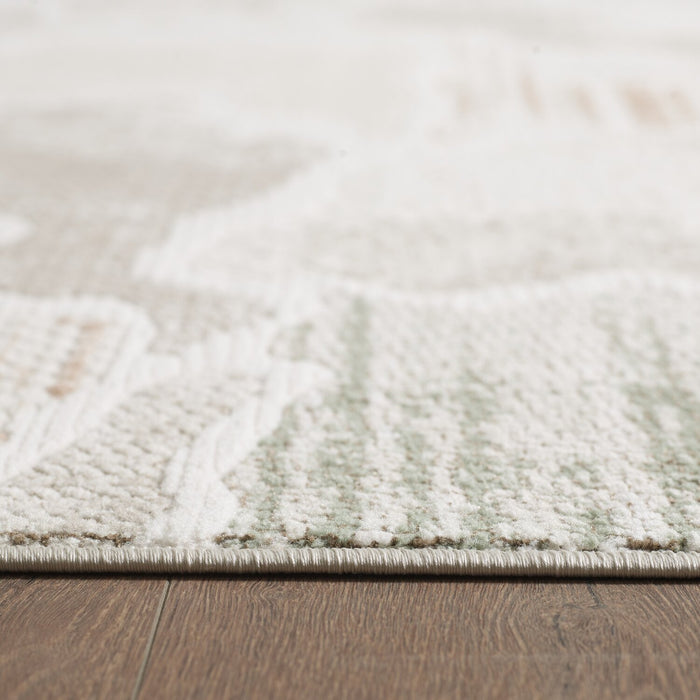 Cove Waves Multi-Colour Area Rug - 5'3\" x 7'7\"