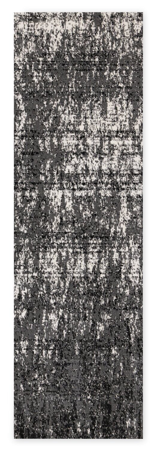 Simple Gray Distressed Rug Fresh Washable Grey & White Distressed Rug - 2'0