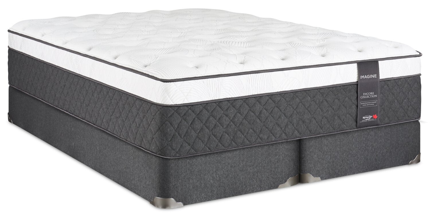 Springwall Encore Imagine Eurotop Plush King Mattress Set - The Brick