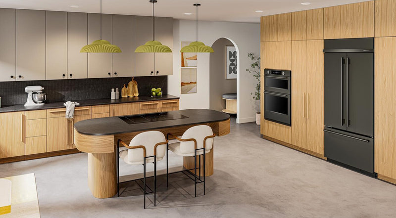 KitchenAid 36\" 20.8 Cu. Ft. French Door Bottom Mount Refrigerator - Black Ore - KBFN536SBE