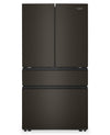 Whirlpool 36\" 30 Cu. Ft. French Door Refrigerator – Fingerprint Resistant Black Stainless Steel - WRMF3336SV