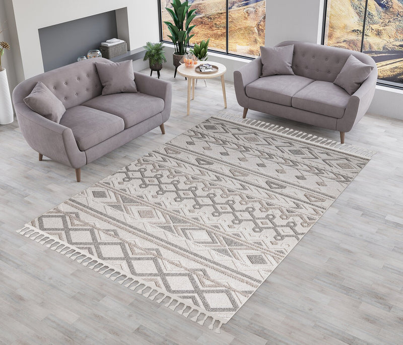 Kenji Roland Jasper Rug Kenji Indoor/Outdoor Area Rug - 5’3” x 7’4” - The Brick