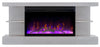Canyon 48\" Electric Fireplace with Wall-Mount Mantel - Grey