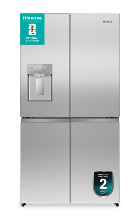 Hisense 36\" 22.5 Cu. Ft. Couter-Depth French 4-Door Refrigerator - Stainless Steel - RQ23G4FSEI