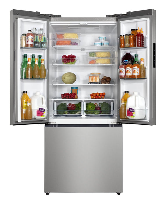Hamilton Beach 17.7 Cu. Ft. French Door Refrigerator – Silver - HBF1772-NL 