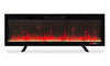 Mirage 60\" Modern Electric Fireplace - Black