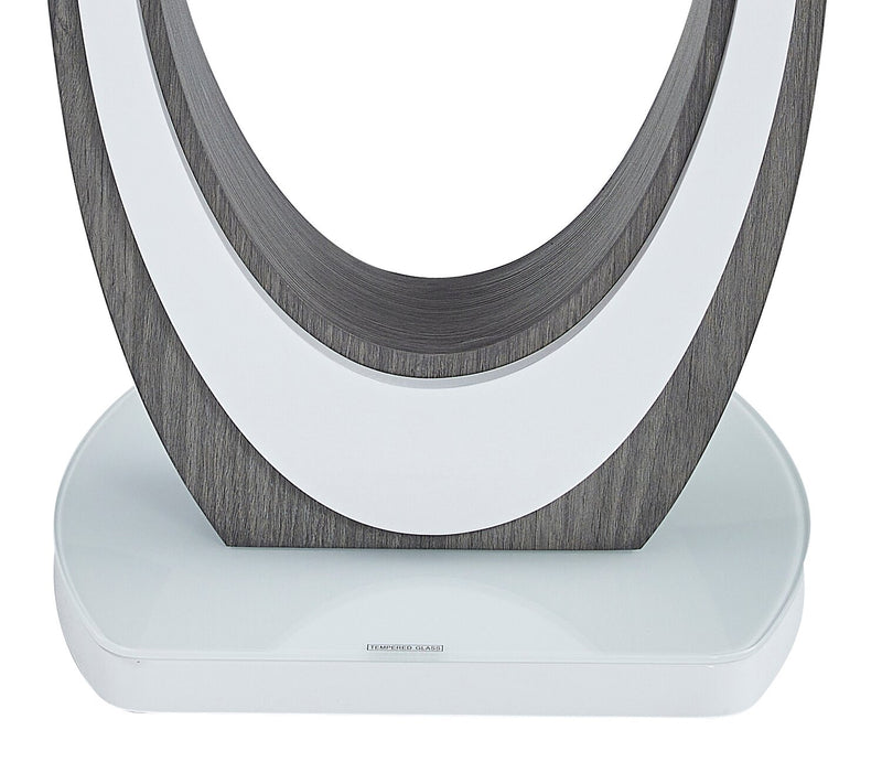 Brimley 21.75\" Modern End Table - White and Grey