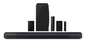 Samsung 9.1.2-Channel Soundbar with Subwoofer and Rear Speaker