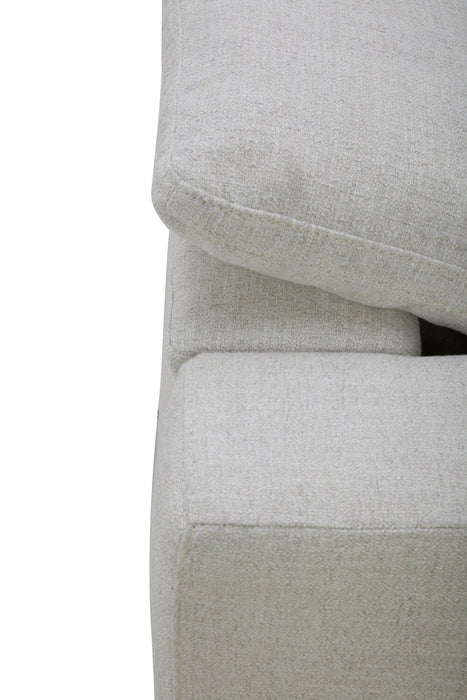 Sky Modular 91.5\" Fabric Power Reclining Loveseat with Removable Feather Down Cushions - Nathan Wheat