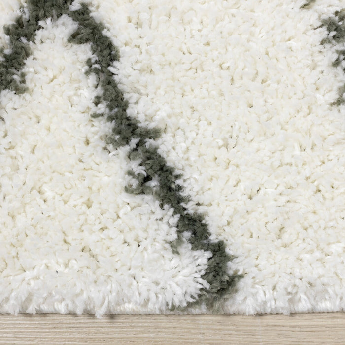Pascal Multi-Colour Shag Area Rug - 7'10\" x 10'6\"