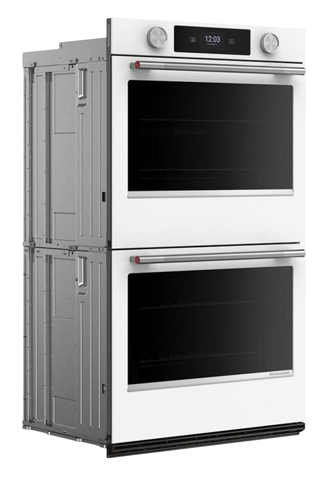 KitchenAid 30\" Smart Electric Double Wall Oven - White - KOED730SWH