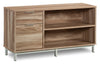 Harrison 45.04" 2-Drawer Credenza - Kiln Acacia | Bahut Harrison de 45.04 po à 2 tiroirs - acacia séché au séchoir