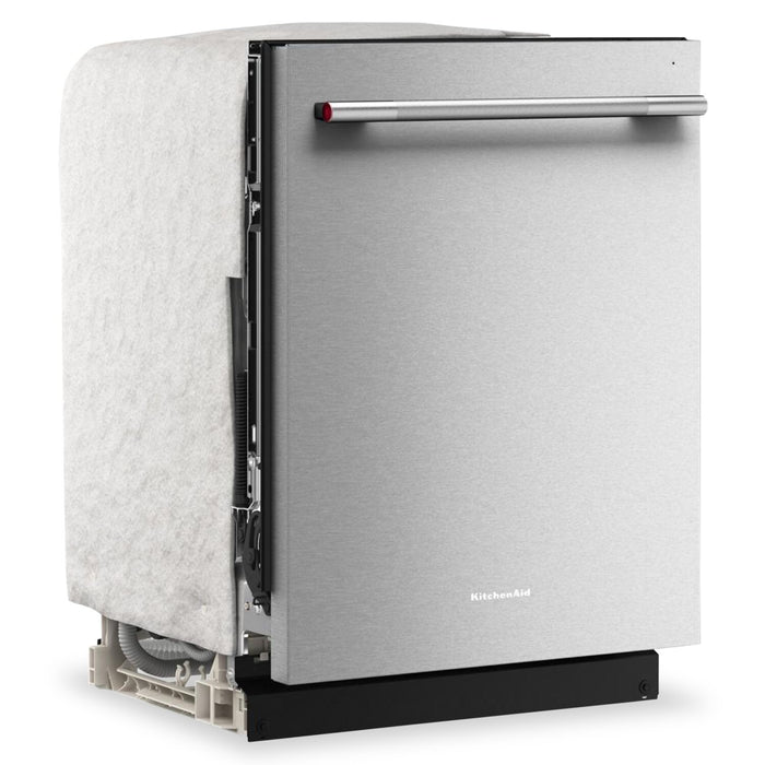KitchenAid 24” 47 dBA Built-In Top Control Dishwasher - PrintShield™ Stainless Steel - KDTS224SPS