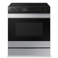 Samsung Bespoke 6.3 Cu. Ft. Smart Electric Range with Air Fry and Air Sous Vide - NSE6DG8500SRAC 