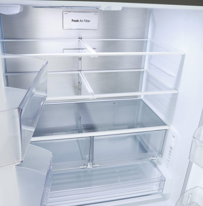 LG 36\" 25.1 Cu. Ft. French-Door Counter-Depth Refrigerator - Smudge Proof Stainless Steel - LF25BZH42S