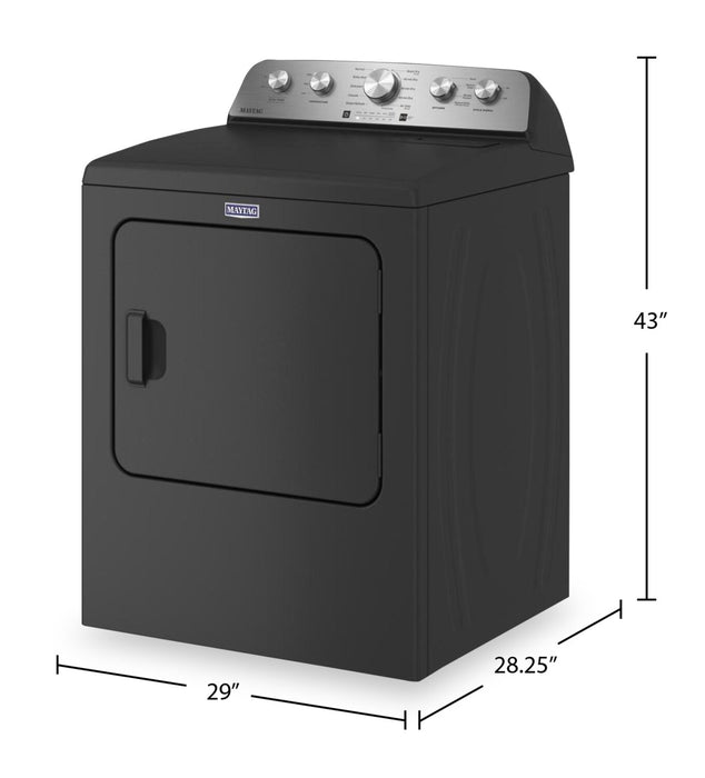 Maytag 7 Cu. Ft. Gas Dryer with Steam - Volcano Black - MGD5430PBK