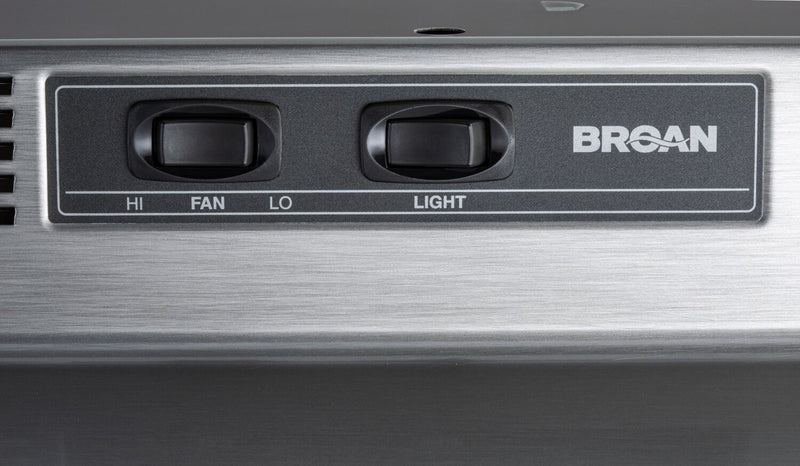 Broan BU2 Series 30\" Under-Cabinet Range Hood - Stainless Steel - BU230SF \t