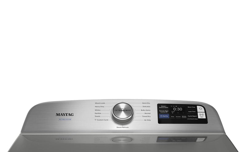 Maytag 7.4 Cu. Ft. Pet Pro Gas Dryer - Silver - MGD7205RR
