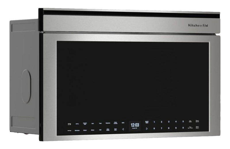 KitchenAid 1.1 Cu. Ft. Built-In Convection Microwave with Air Fry - PrintShield Stainless Steel - YKMBT730SPS
