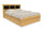 Riley Mates Bed with Bookcase Headboard Set for Kids,Made in Canada, Natural - Full Size