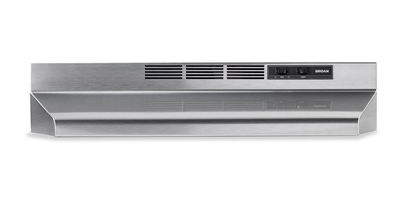 Broan BU2 Series 24\" Under-Cabinet Range Hood - Stainless Steel - BU224SF