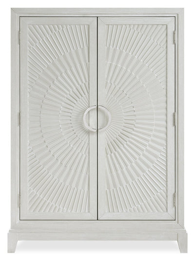 Vida Bedroom 2-Door Armoire Chest with Adjustable Shelves, 45"W x 64"H - Sand | Commode verticale Vida de 45 po (L) x 64 po (H) avec armoire à 2 portes et tablettes réglables pour la chambre à coucher - sable