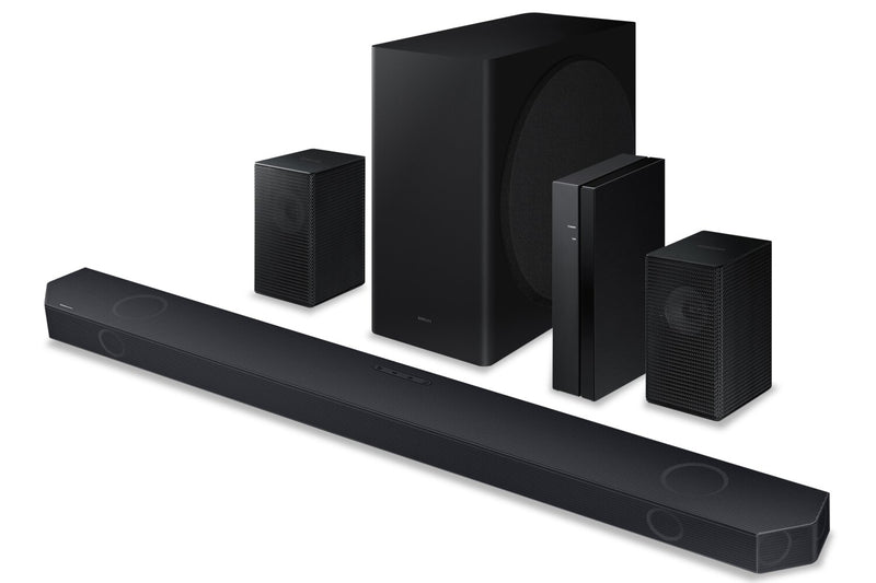 Samsung 9.1.2 CH Dolby Atmos DTS:X Q-Symphony Soundbar with Wireless Subwoofer (HW-Q910D/ZC)