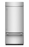 KitchenAid 36\" 20.8 Cu. Ft. Built-In Bottom Mount Refrigerator - PrintShield Stainless Steel - KBBR336SPS