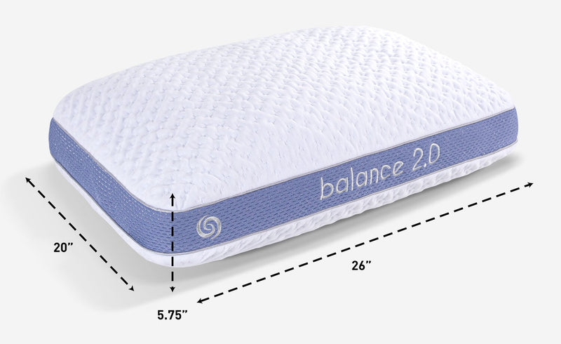 Bedgear Balance 2.0 Performance Queen Pillow – Back Sleeper 