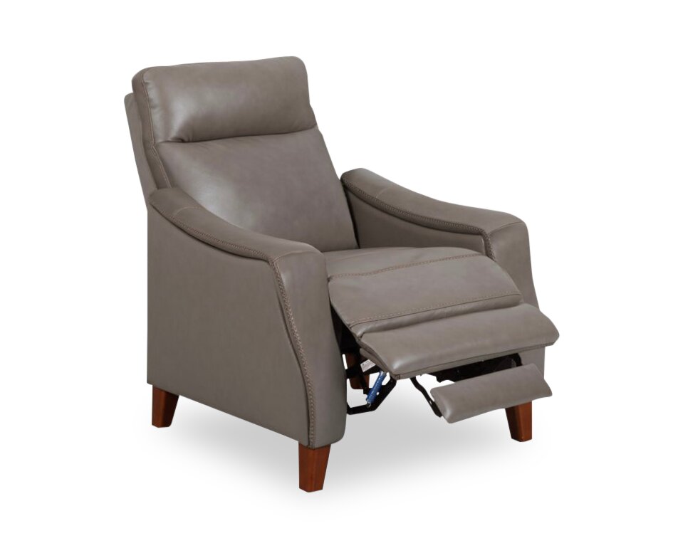 Natalie Top-Grain Genuine Leather Pushback Reclining Chair