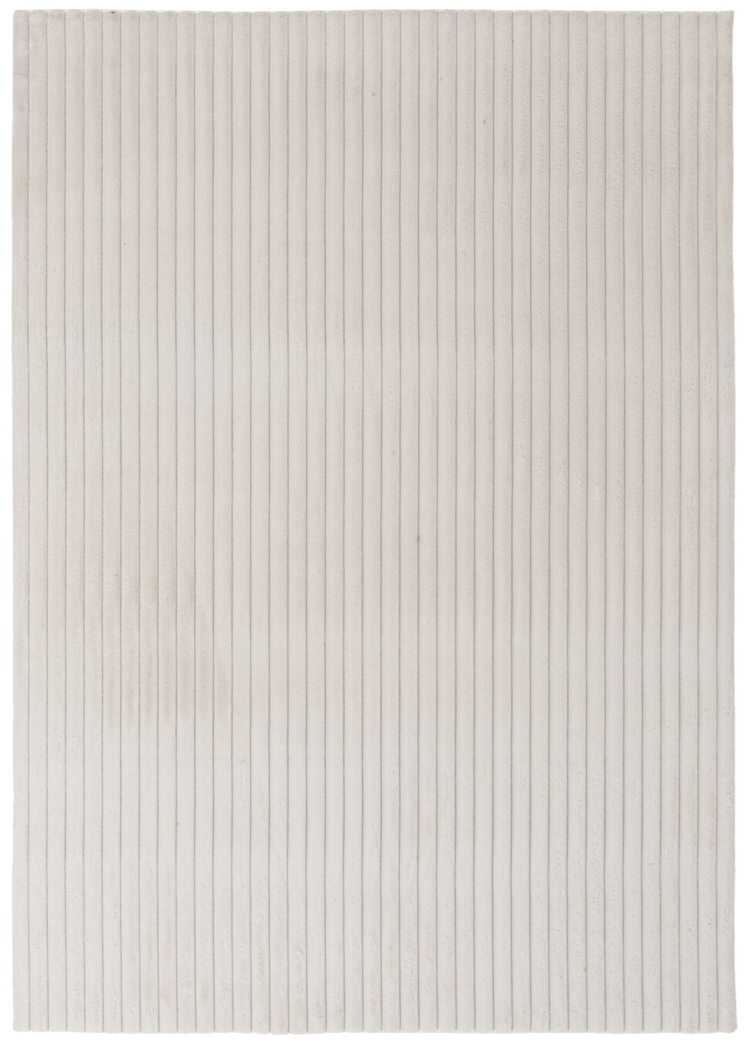 Channel Area Rug Dream Step Memory Foam Channel Ivory Faux Fur Area Rug - 7' x 10' - The ...