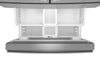 Whirlpool 36" 29 Cu. Ft. French Door Refrigerator – Fingerprint-Resistant Stainless Steel - WRMF3636SZ | Réfrigérateur Whirlpool de 29 pi3 et de 36 po à portes françaises - acier inoxydable résistant aux traces de doigts - WRMF3636SZ