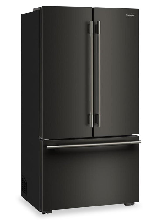 KitchenAid Counter-Depth French Door Refrigerator with Internal Water Dispenser – Black Ore - KRFC336SBE
