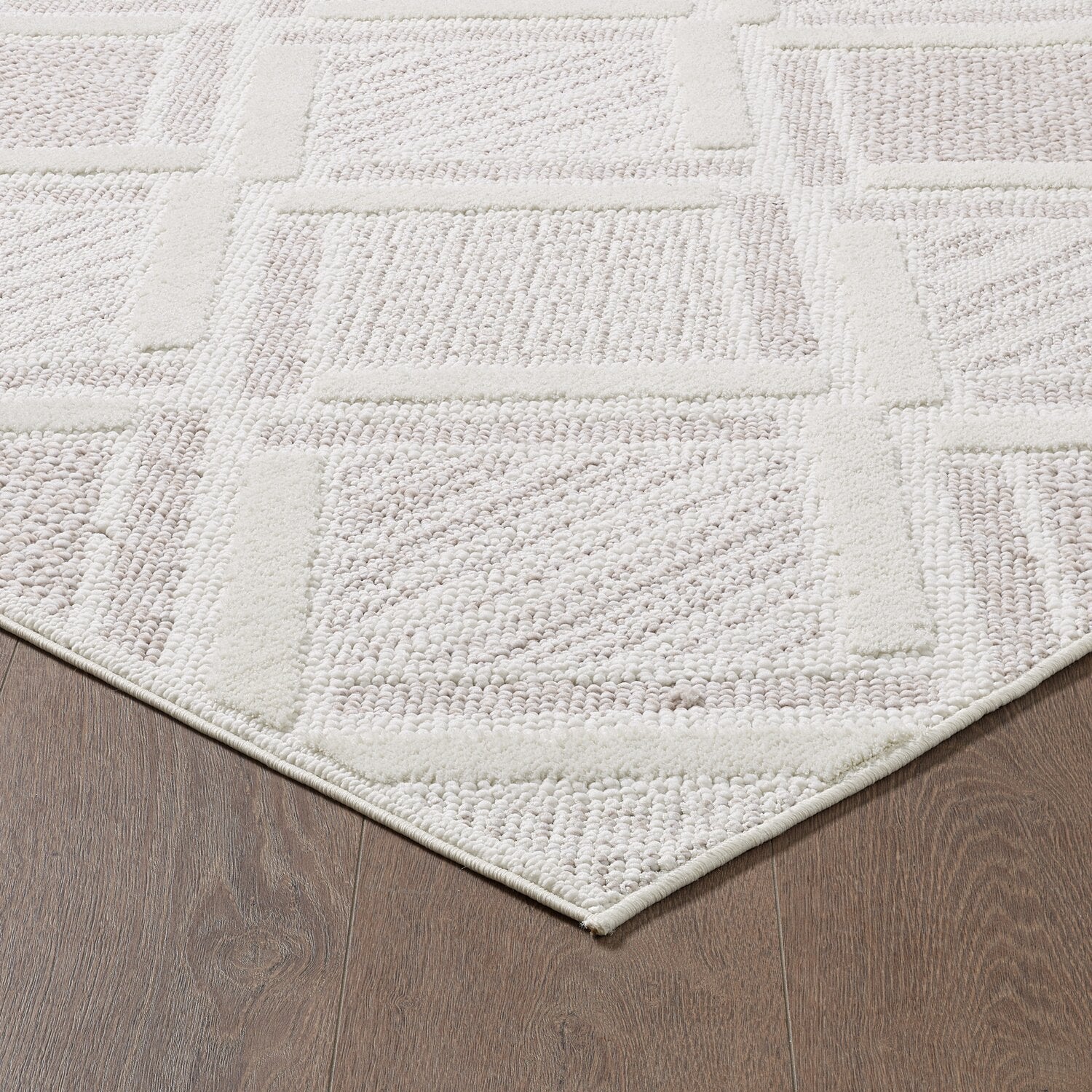 Knox Moroccan Beige Area Rug - 6'7