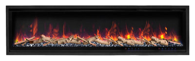 Ceres 65" Black Diamond Electric Fireplace – Black  | Foyer électrique Ceres de la collection Black Diamond de 65 po - noir  | CER65FIR
