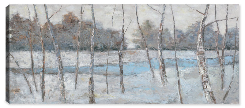 Lone Trees Canvas Artwork – 20\" x 47\"