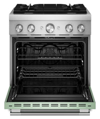 KitchenAid 4.1 Cu. Ft. Dual Fuel Range with No Preheat Air Fry Mode – Cardamom - KFDS930SDC 