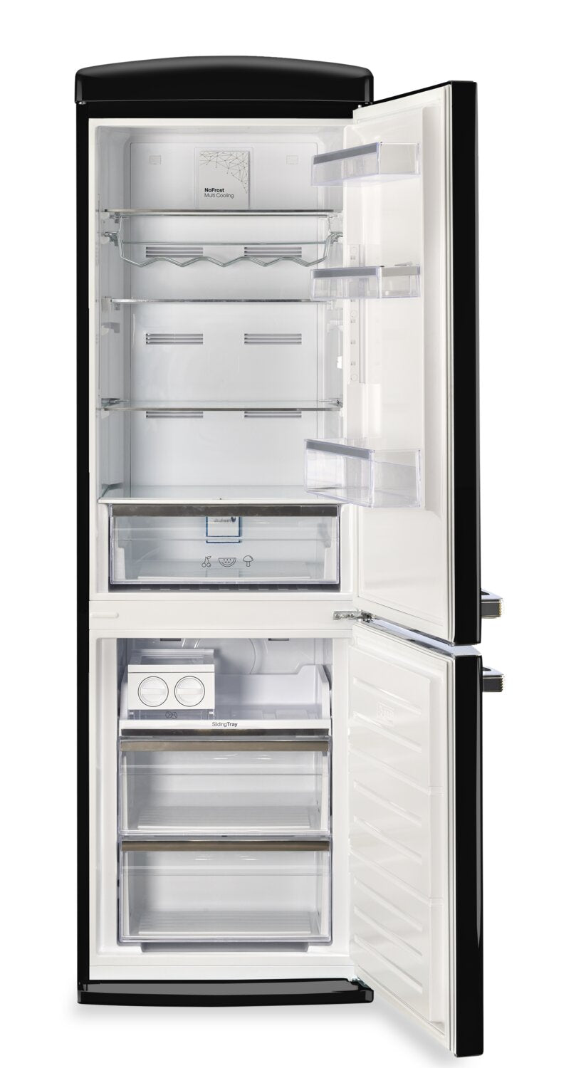 Prestige 23.6 in. 11.7 cu. ft. Frost Free Bottom Freezer Refrigerator in  Stainless Steel