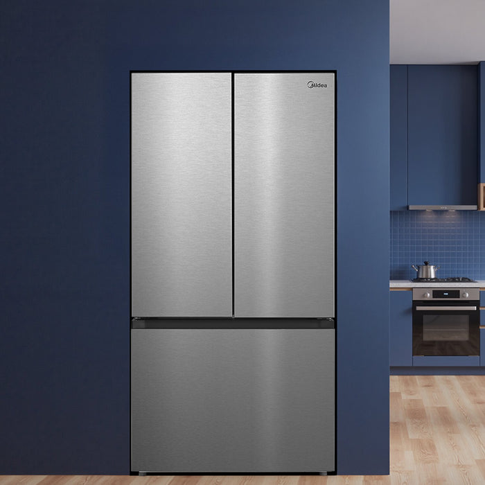 Midea 22.6 Cu. Ft. 33” Counter-Depth French Door Refrigerator with Ice Maker - MRF23I7AST