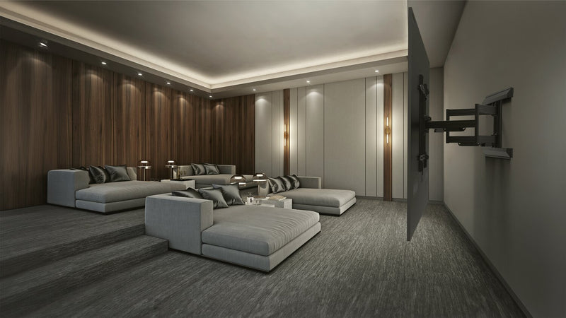 Kanto PMX800 Full Motion TV Mount for 55\" to 120\" TVs - Black