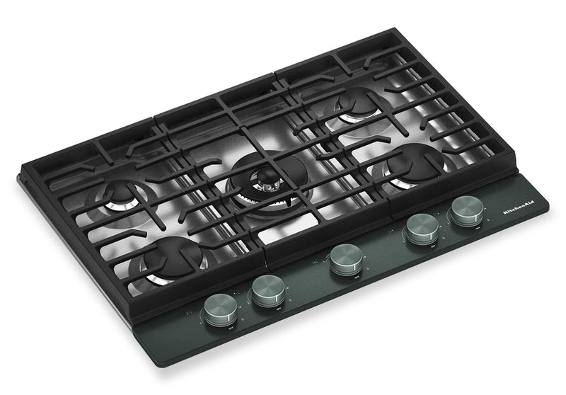 KitchenAid Gas-on-Metal Cooktop with CookShield Finish - Juniper - KCGK730SJP